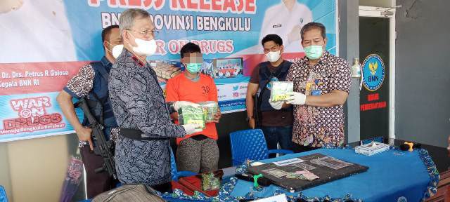 Sabu 3 Kg Dibawa Naik Motor dari Jambi ke Bengkulu