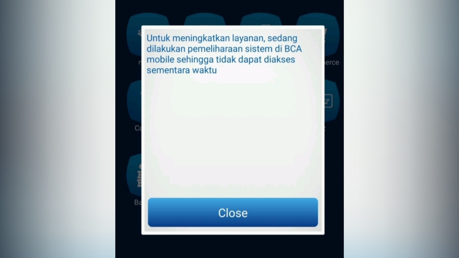 BCA Mobile Banking Tak Bisa Diakses