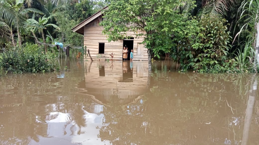 Banjir Rendam Desa Sukamana, 150 Rumah Terimbas