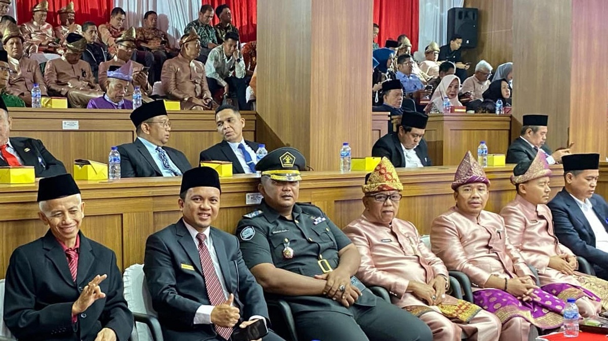 Kasubbag TU Wakili Kalapas Narkotika Muara Beliti Hadiri Rapat Paripurna HUT ke-82 Kabupaten Musi Rawas