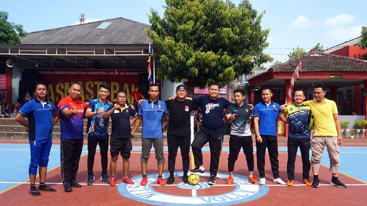 Semarakkan Hari Pengayoman dan HUT RI Ke-79, Lapas Narkotika Kelas IIA Muara Beliti Gelar Turnamen Futsal