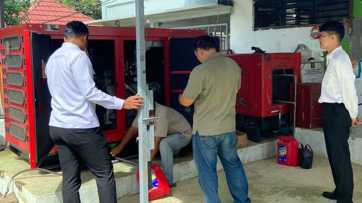 Lapas Narkotika Muara Beliti Lakukan Perawatan Rutin Genset untuk Jaga Stabilitas Listrik