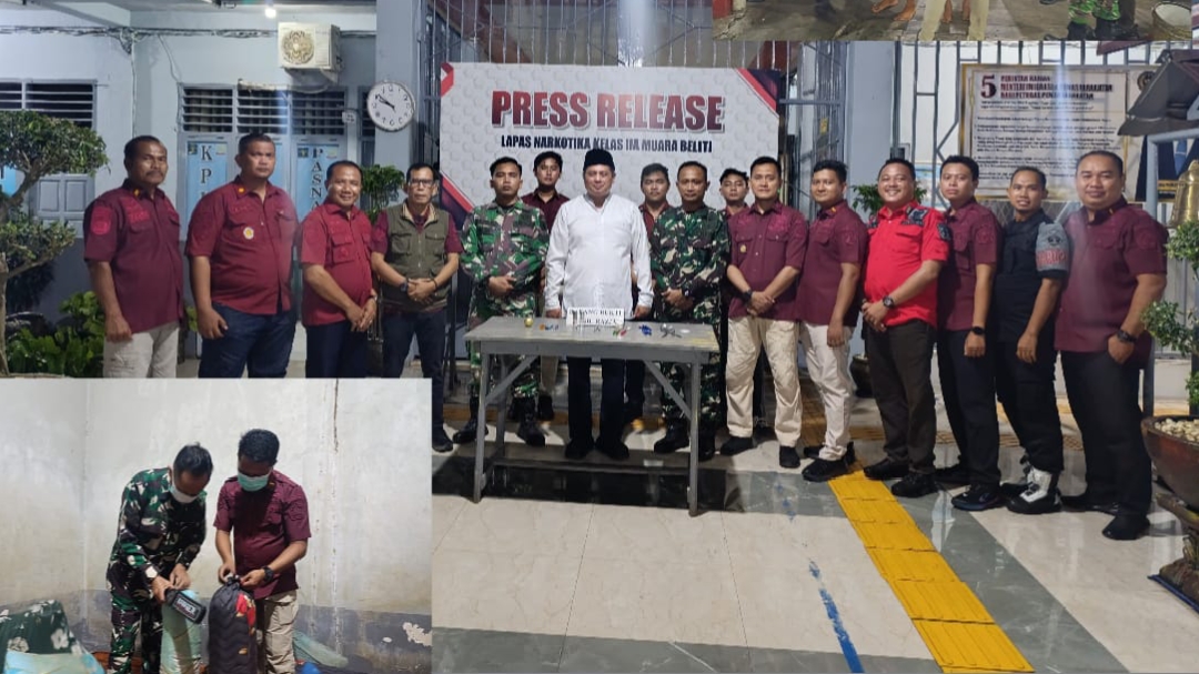 Lapas Narkotika Muara Beliti Gelar Razia Serentak, Pastikan Lingkungan Aman Jelang Idul Fitri 1446 H 