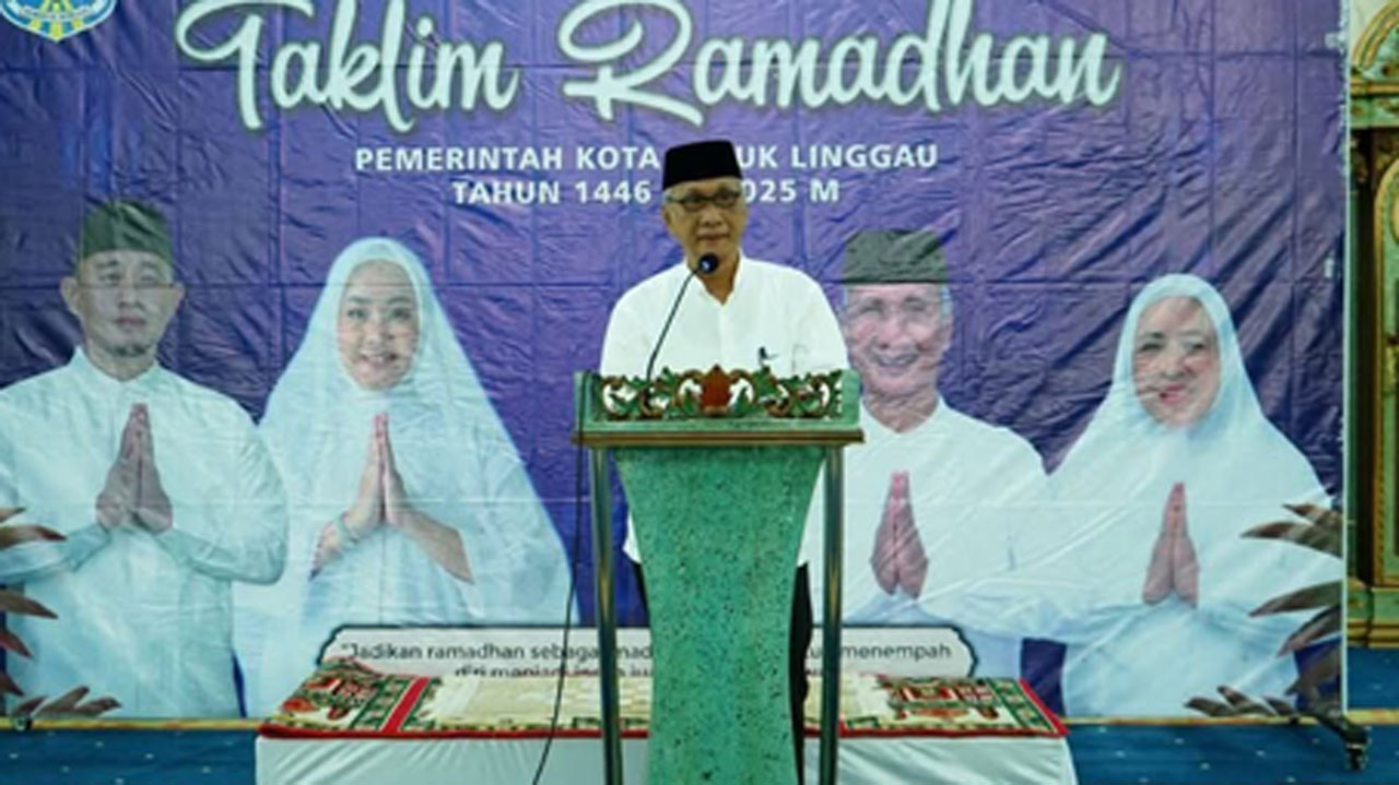 Hadiri Taklim Ramadan Lubuk Linggau, Ini Yang Disampaikan Wakil Wali Kota Rustam Effendi 