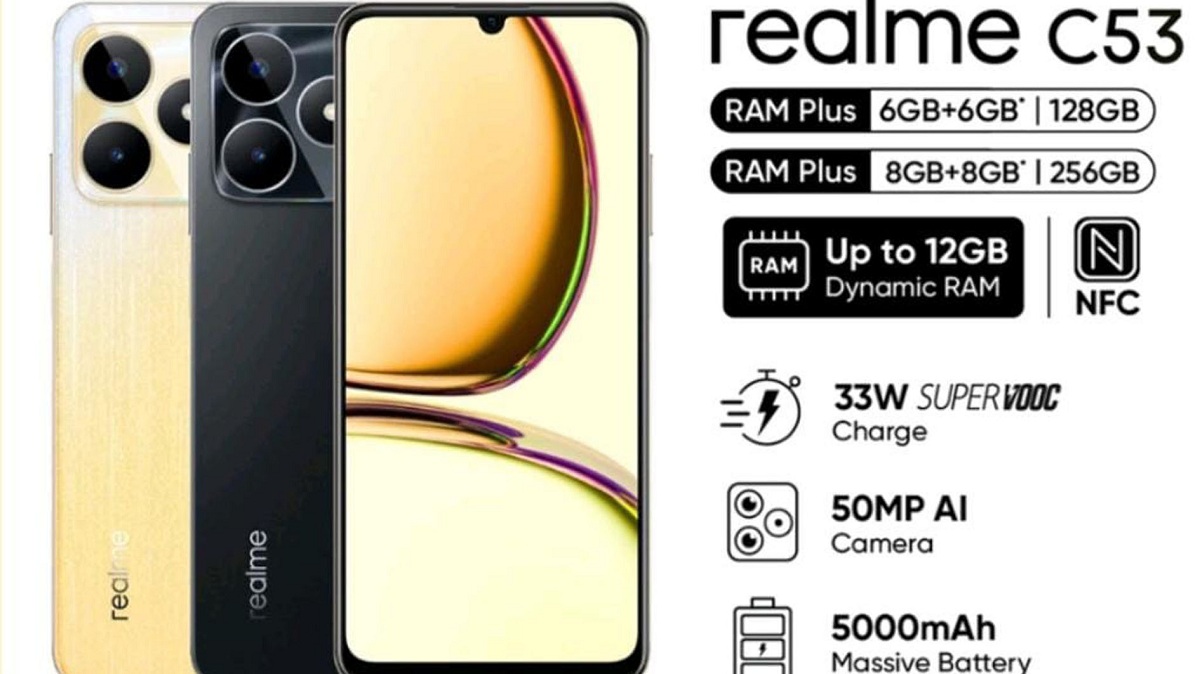 Handphone Realme C53 Banting Harga, Diskon 37 Persen, Buruan Cek Spesifikasinya di Sini