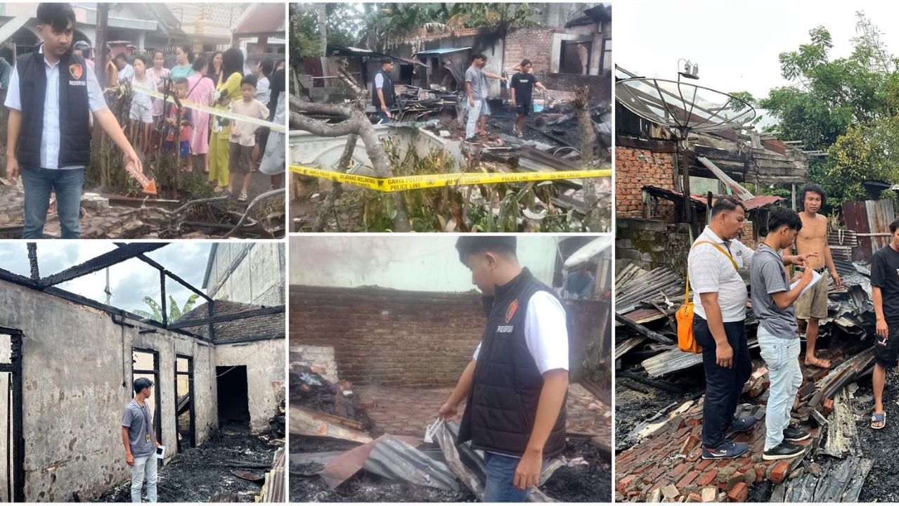 HP Korsleting Sebabkan 2 Rumah Terbakar di Lubuk Linggau, Berikut Penjelasan Polisi