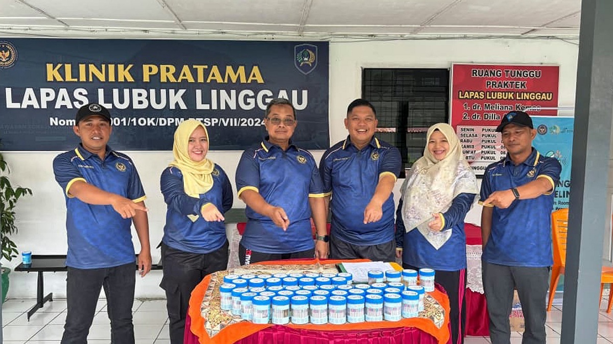 Lapas Lubuk Linggau Gelar Tes Urine Pegawai dan Warga Binaan untuk Wujudkan Lingkungan Bersih dari Narkoba