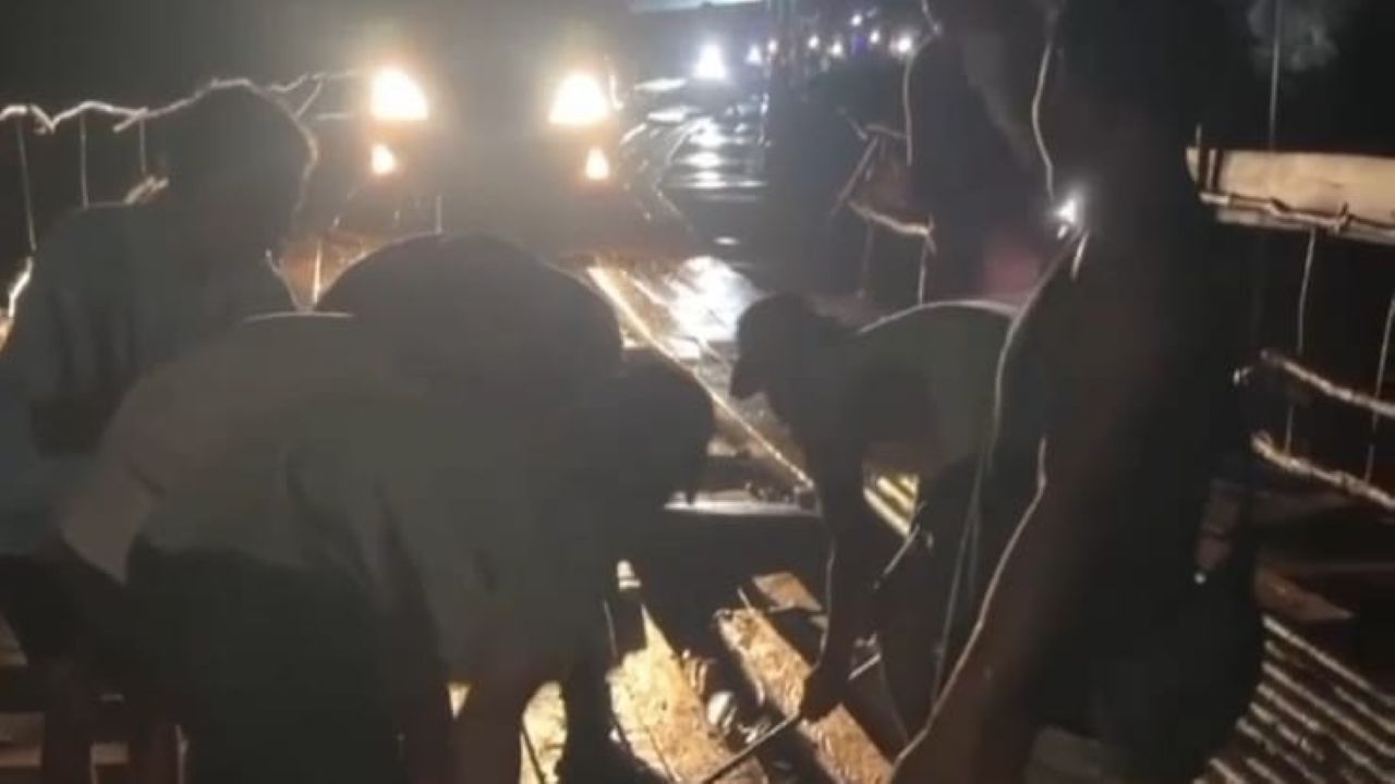 Sebabkan Jembatan Patah, Polisi Larang Kendaraan Over Tonase Lintasi Jembatan Darurat Temelat Musi Rawas