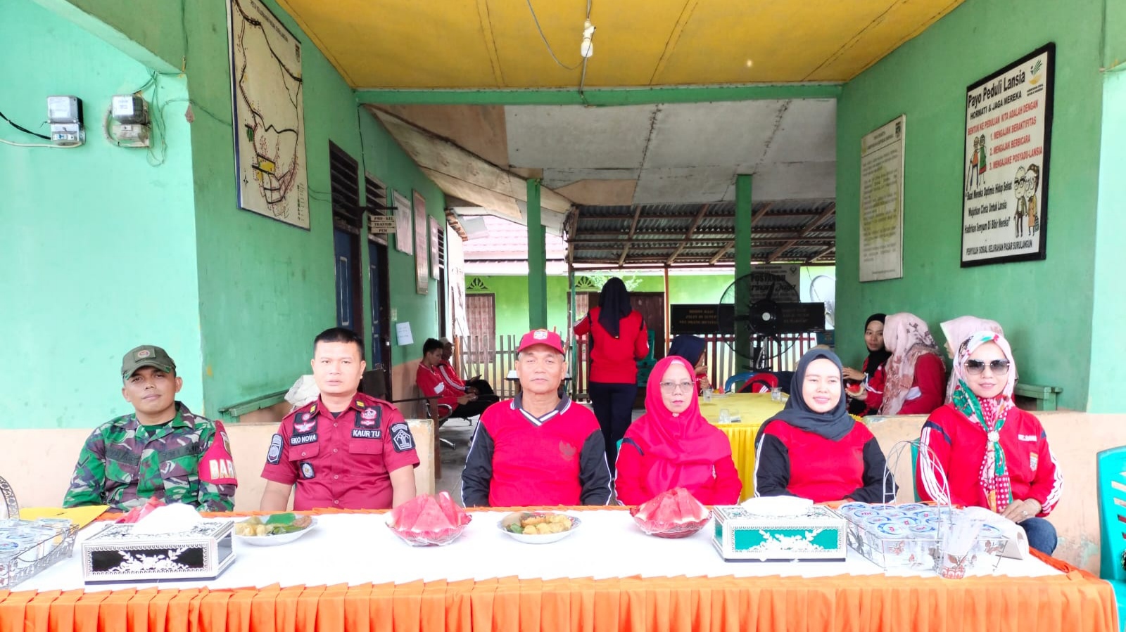 Bapas Kelas II Musi Rawas Utara Hadiri Pembukaan Lomba Peraturan Baris Berbaris di Kecamatan Rawas Ulu