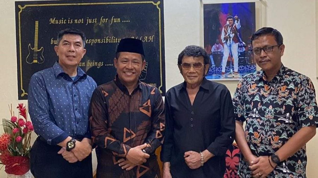 Raja Dangdut H Rhoma Irama Tampil di Muratara, Sudah Ketemu Wakil Bupati Inayatullah