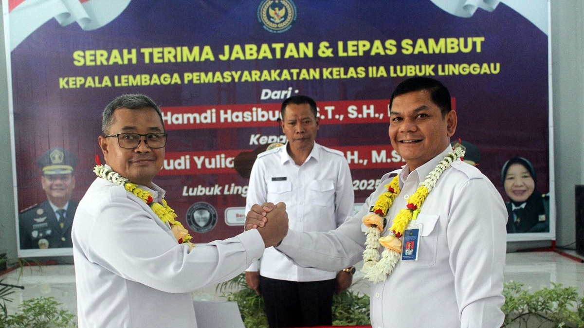 Serah Terima Jabatan dan Lepas Sambut Kalapas Lubuk Linggau