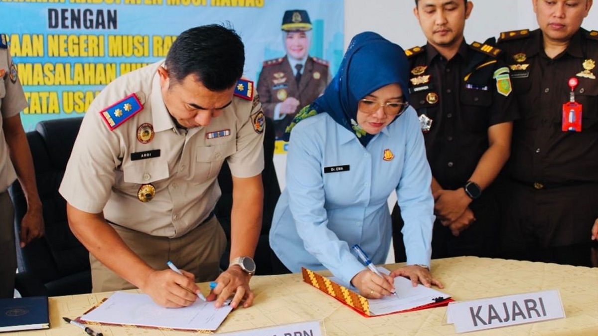 Perkuat Kepastian Hukum, Kantor Pertanahan Musi Rawas Jalin Kerja Sama dengan Kejaksaaan Negeri