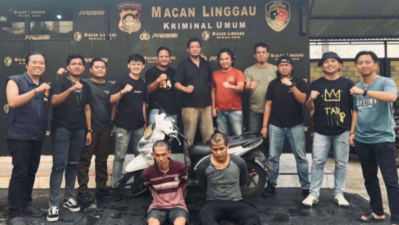 2 Warga Lubuk Linggau Curi Motor untuk Judi Online, Aksinya Terekam Kamera CCTV