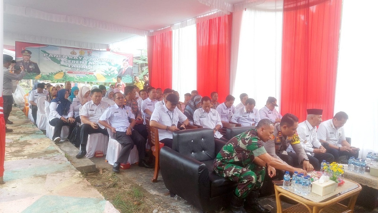 Polres Lubuk Linggau Ikuti Panen Raya Jagung Serentak Tahap I 