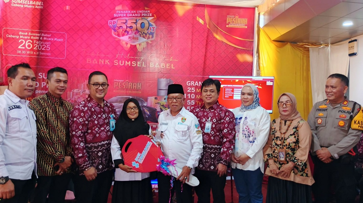 Bank Sumsel Babel Cabang Muara Beliti dan Muara Rupit Sukses Gelar Pengundian Tabungan Pesirah