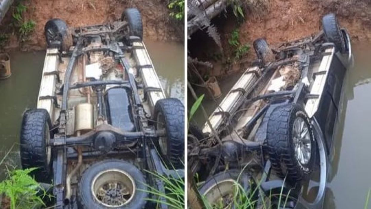 Lagi, Mobil Masuk Sungai di Jalur Musi Rawas PALI, Pengendara Harus Waspada