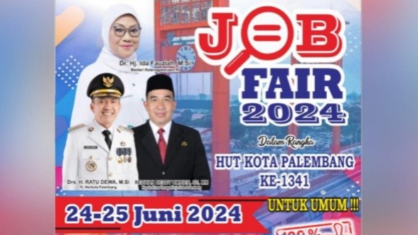 Siap-Siap Para Pencari Kerja, Ada 3.000 Lowongan di Job Fair Kota Palembang, Catat Jadwal dan Tempatnya