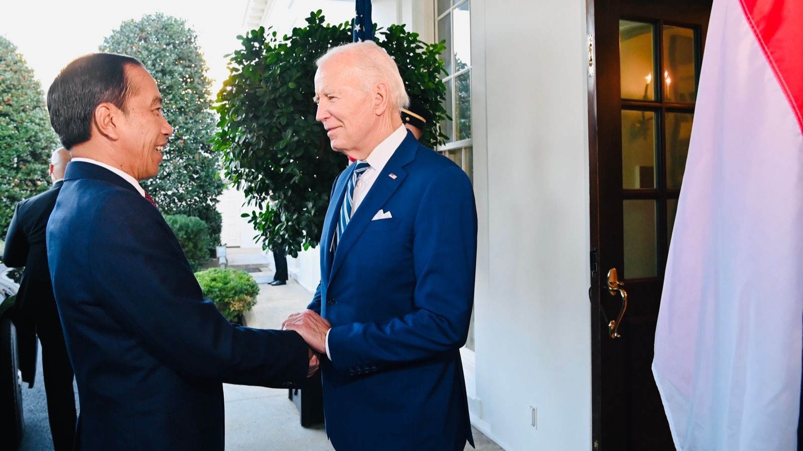 Potret Presiden Jokowi yang Bertemu Presiden AS Joe Biden di Gedung Putih Washington DC, Bicara Tatap Muka