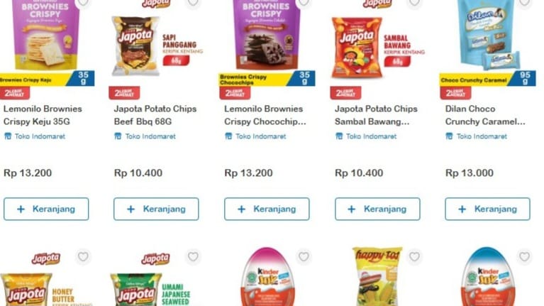 DISKON Produk di Indomaret, Snack Manis Tambah Rp5000 Dapat 2 Pcs, Periode 16 Sampai 31 Desember 2023 - linggaupos.disway.id - Linggaupos