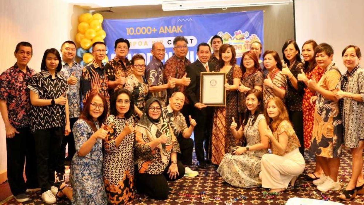 Bikin Bangga, 240 Siswa Lubuk Linggau Ikut Pecahkan Rekor Dunia Guinness World Record Bersama Sempoa SIP