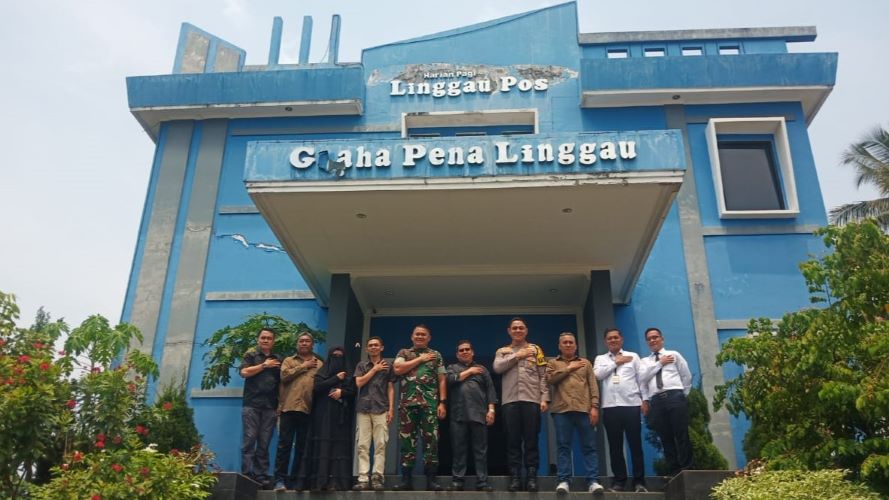 Datangi Graha Pena, ini Pesan Kapolres dan Dandim 0406 Lubuk Linggau 