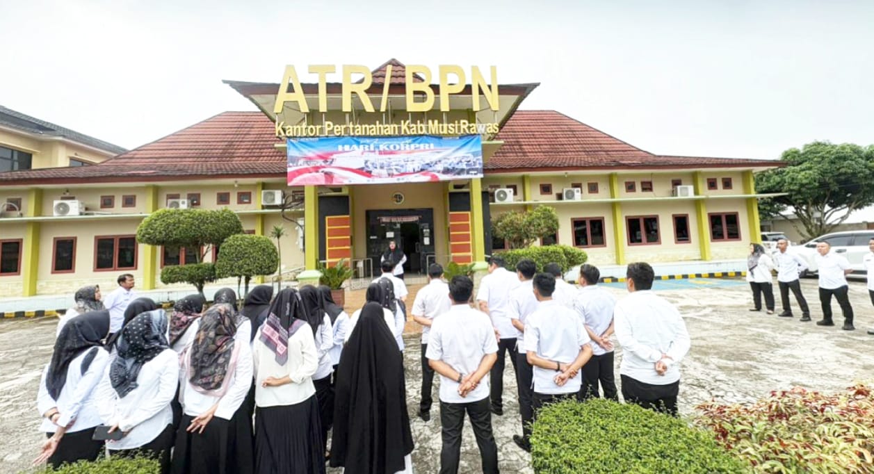 Kantor Pertanahan Musi Rawas Gelar Apel Pagi, Perkuat Disiplin dan Komitmen Pelayanan