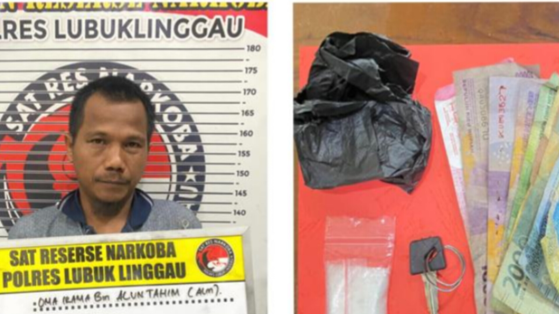 Oma Irama Ditangkap di Lubuk Linggau, Bawa Sabu 10,15 Gram      