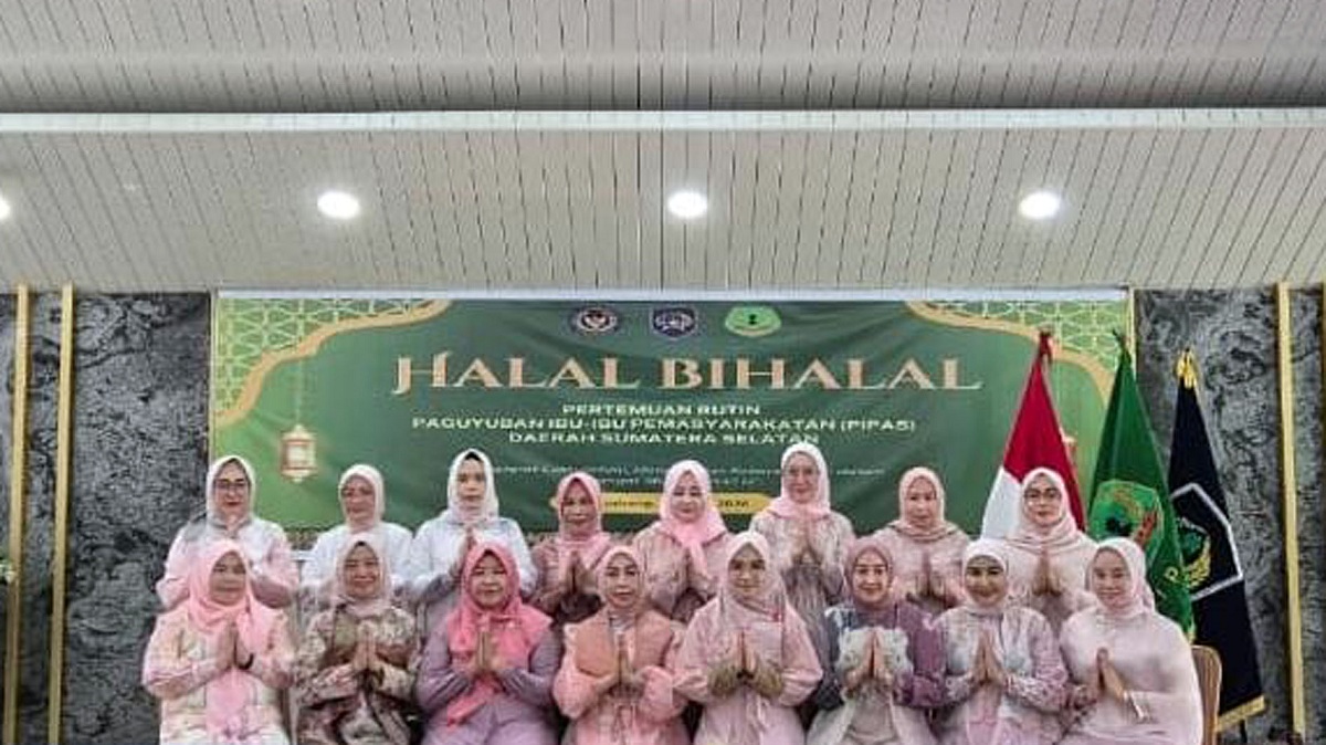 Tebar Kebersamaan dan Kekeluargaan, Lapas Narkotika Muara Beliti Ikuti Halal Bihalal PIPAS