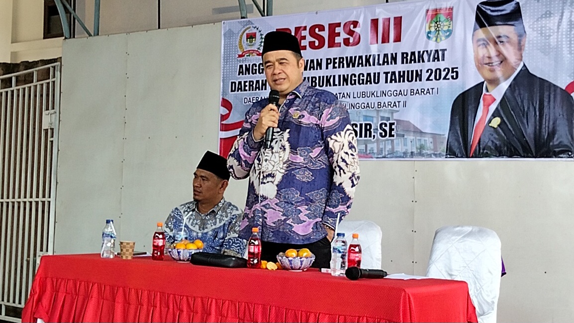 H Abdul Nasir Anggota DPRD Lubuk Linggau Kembali Serap Aspirasi Konstituen, Masa Sidang ke-3 Tahun 2025 