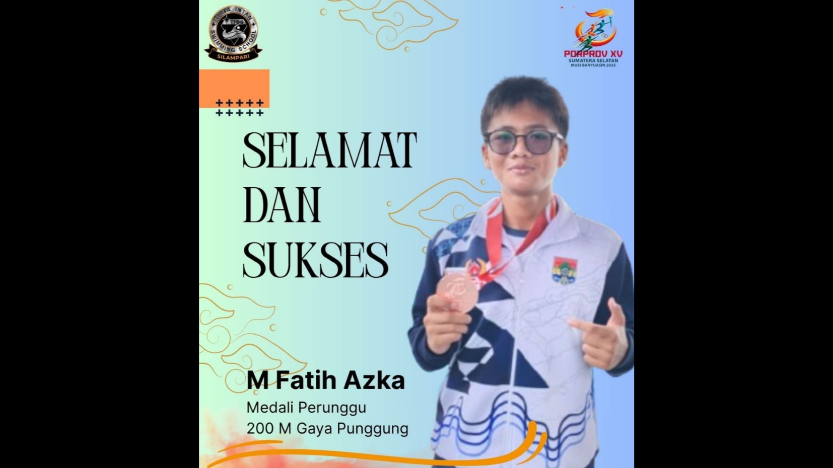 Lagi Atlet Club TISS Silampari Lubuk Linggau Raih Perunggu, Kali ini Muhammad Fatih Azka 