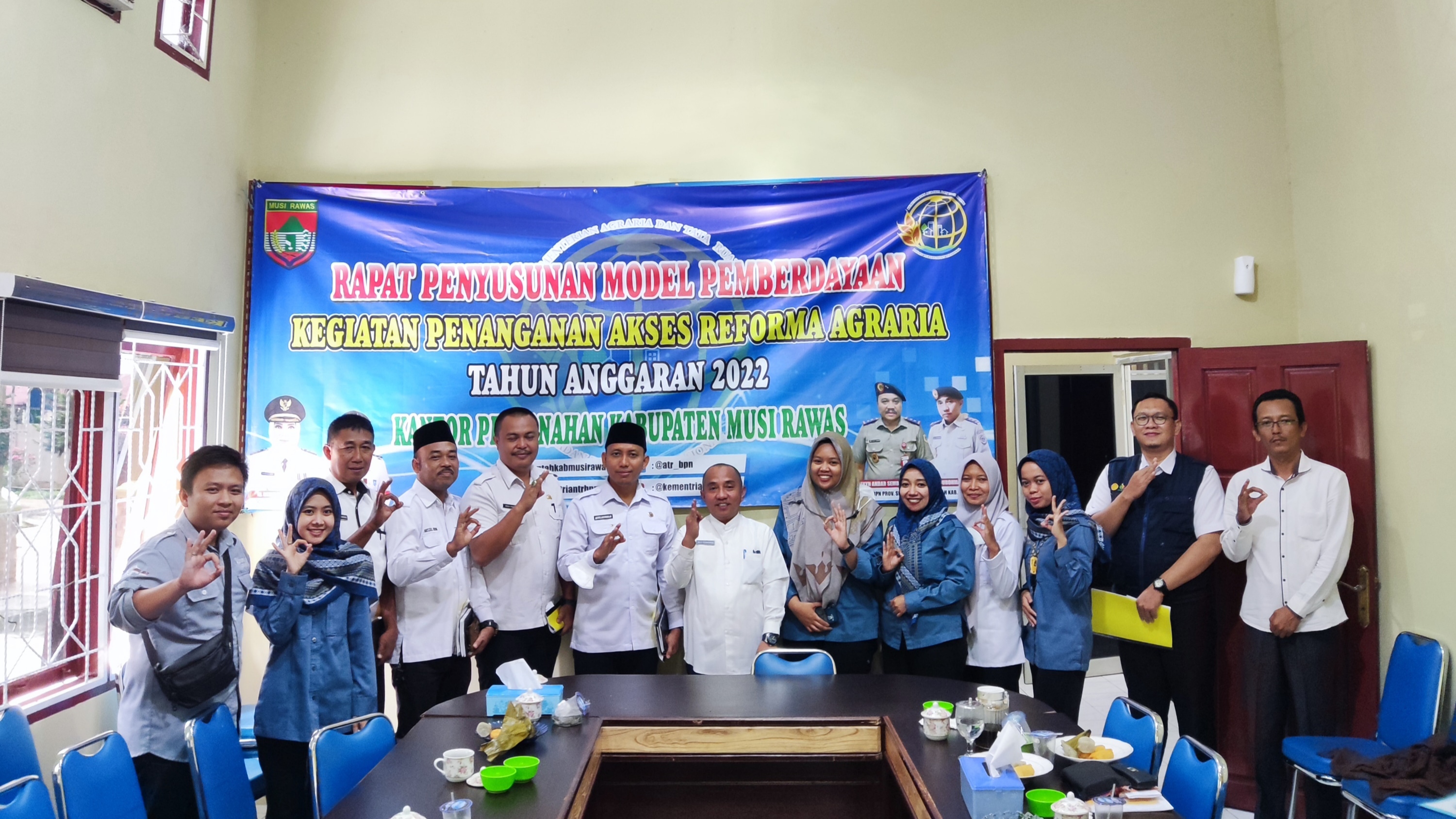 BPN Musi Rawas Susun Model Pemberdayaan Kegiatan Penanganan Akses Reforma Agraria 2022