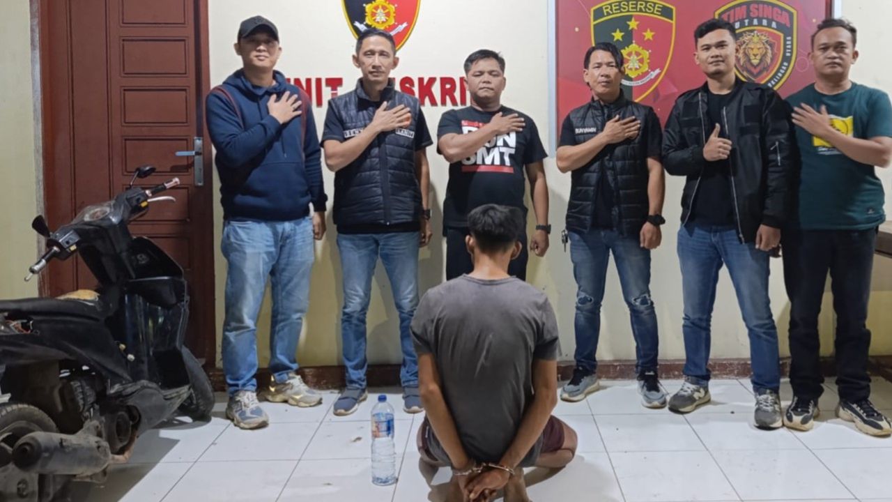 Motor Terbalik, Jambret HP di Jogoboyo Lubuk Linggau Ditangkap Massa