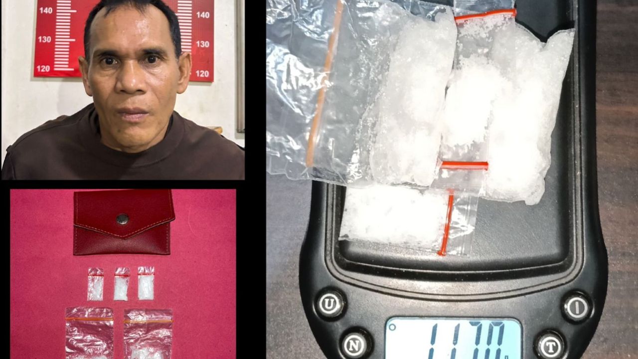 Bikin Resah Warga, Polres Musi Rawas Utara Tangkap Pengedar Sabu di Sungai Baung Rawas Ulu