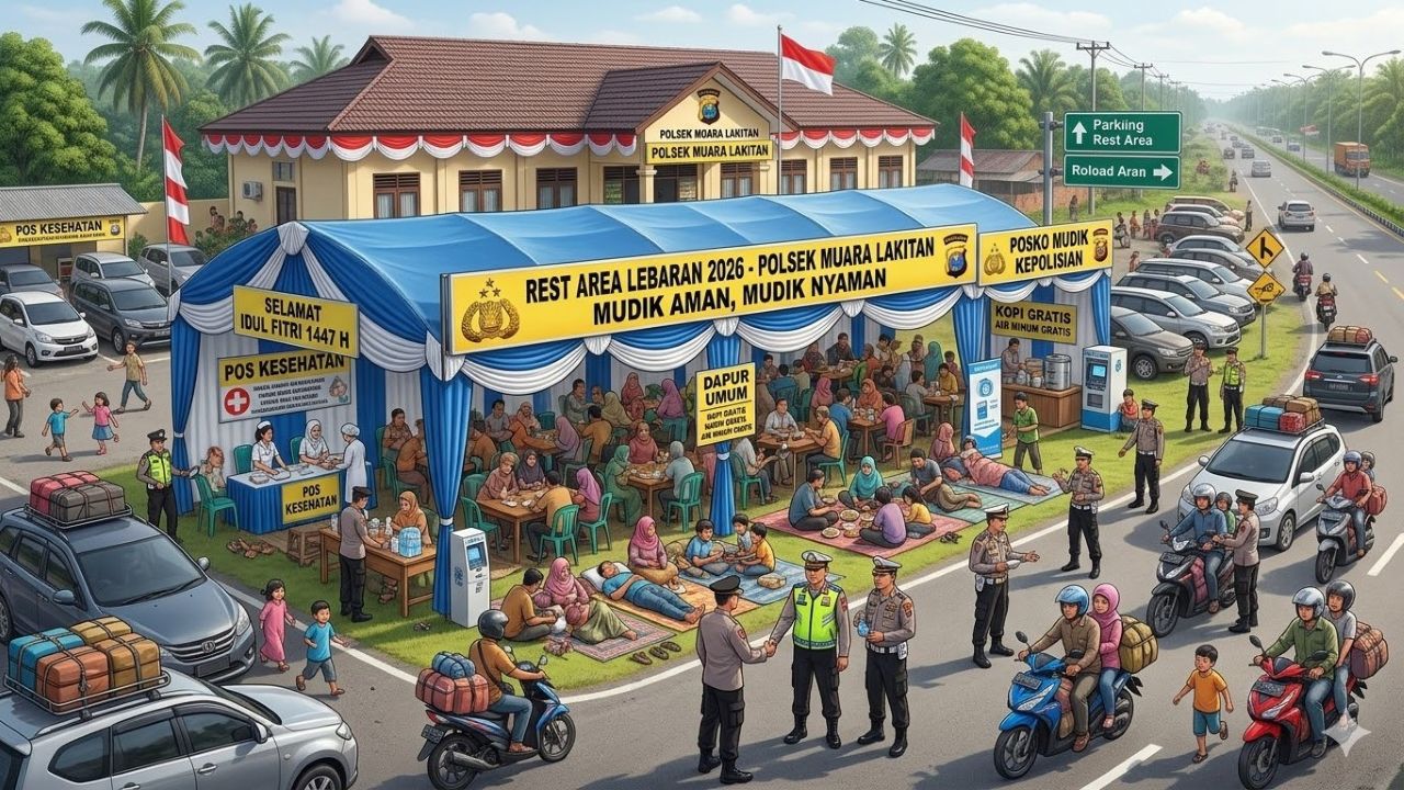 Ini Lokasi 3 Pos Pengaman dan 4 Rest Area Lebaran 2026 di Musi Rawas 