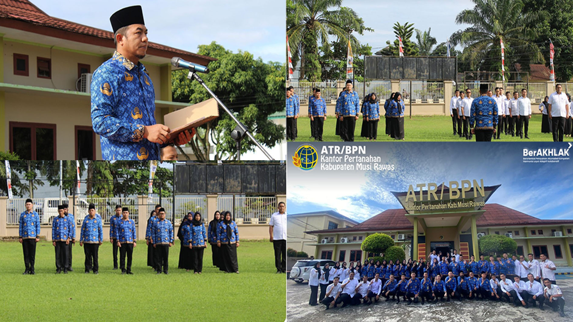 Peringari Hari Kesaktian Pancasila, ATR BPN Musi Rawas Laksanakan Upacara