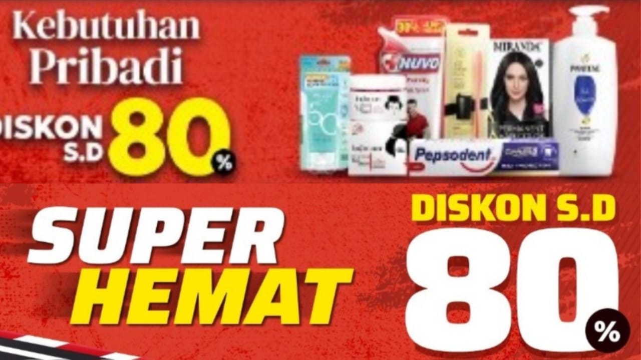 Diskon Sampai 80 Persen, Super Hemat Indomaret, 168 Produk Periode 1 Sampai 15 Desember 2023