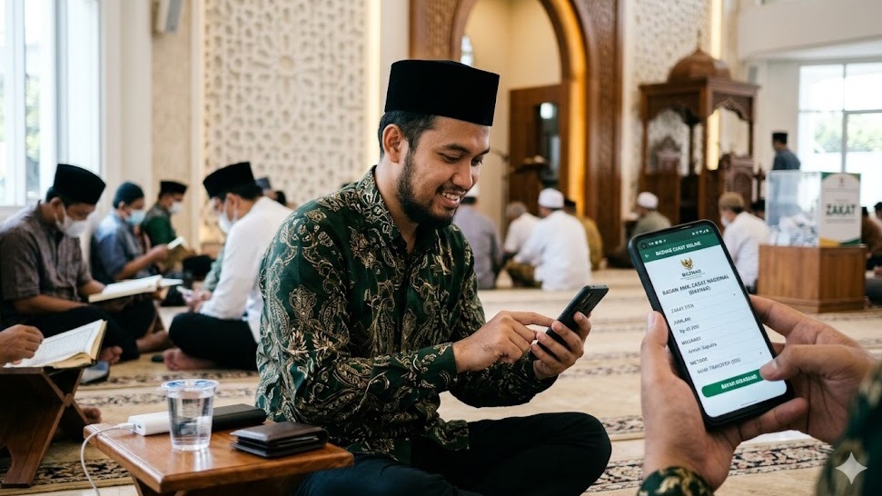 Tata Cara Bayar Zakat Fitrah 2026 Secara Online Lengkap dengan Doa Niatnya