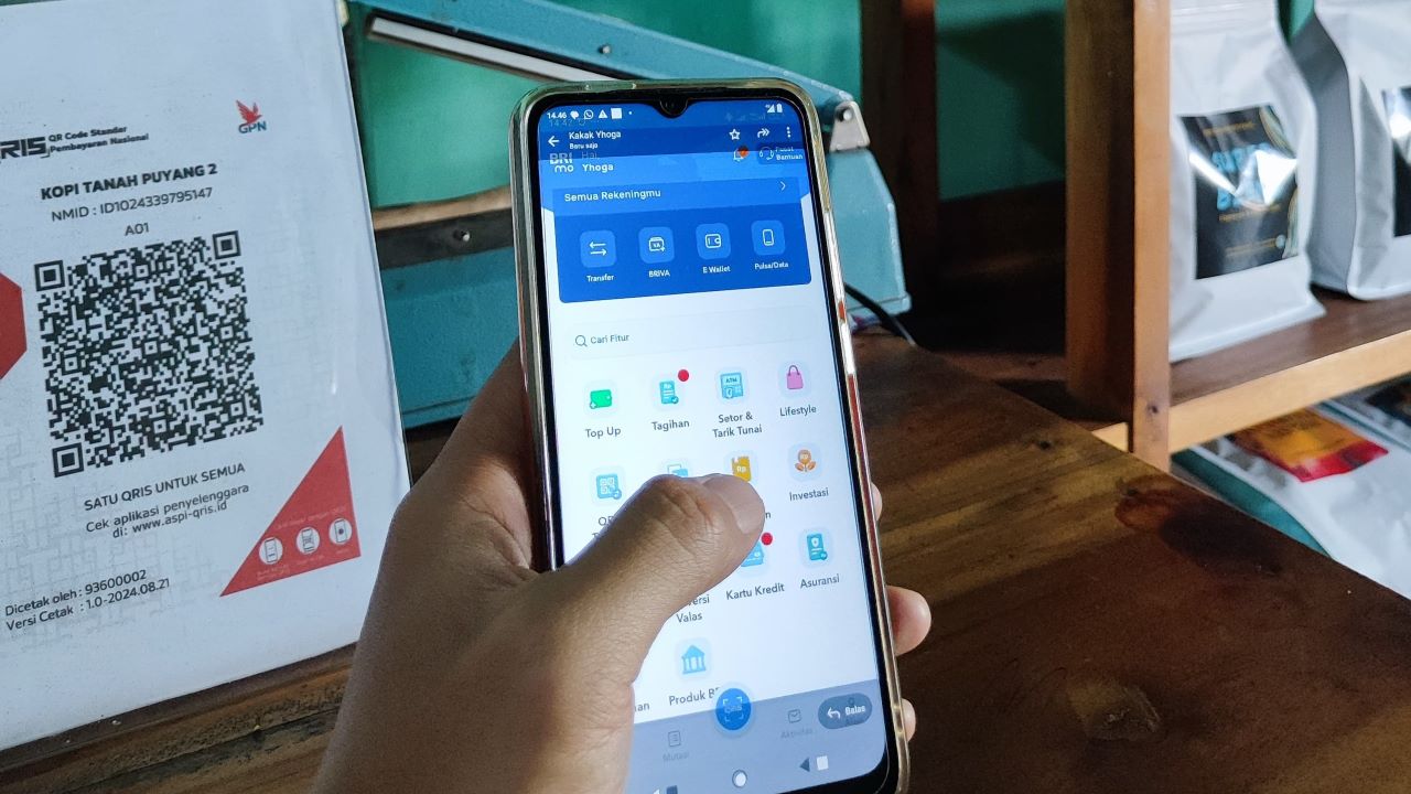QRIS dan Mobile BRI: Solusi Pembayaran Digital untuk UMKM Kopi Lahat