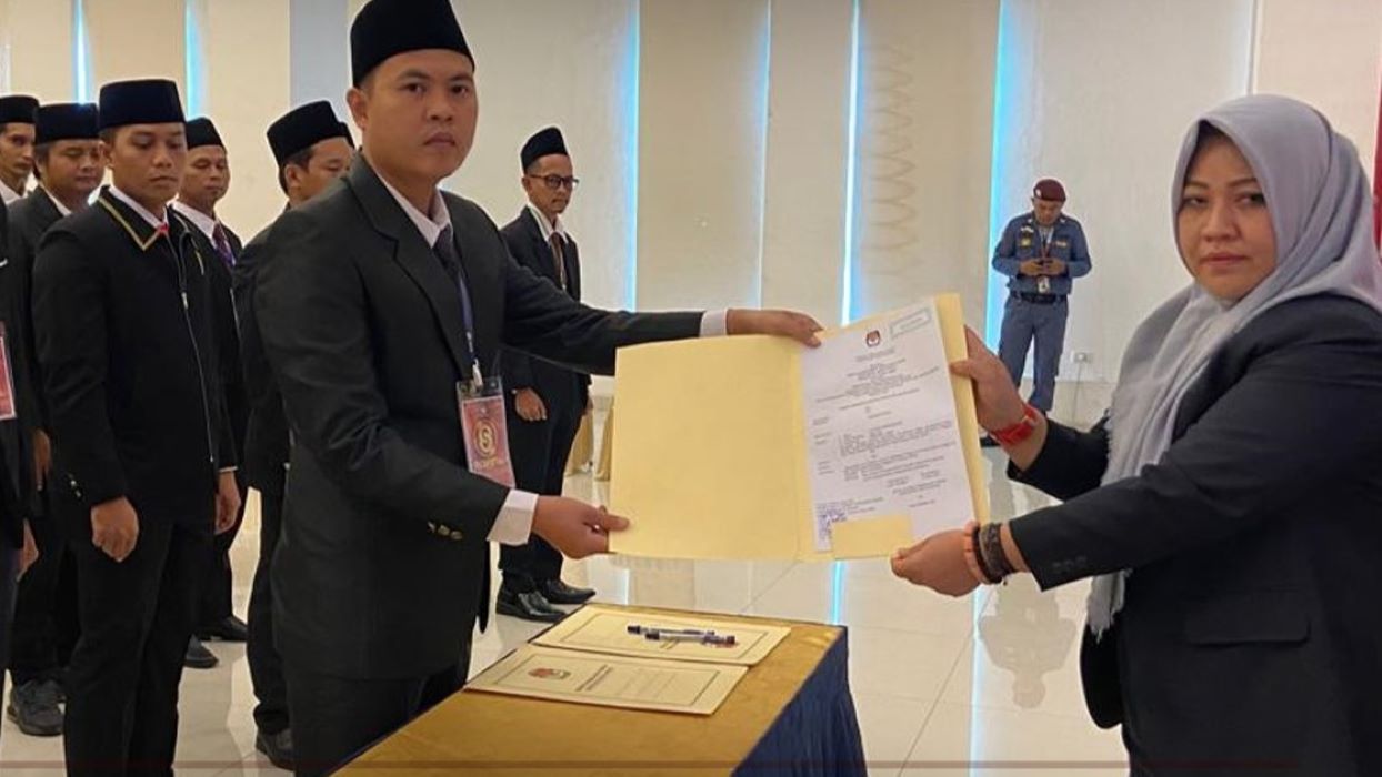 KPU Musi Rawas Lantik Anggota PPK Pilkada Serentak 2024