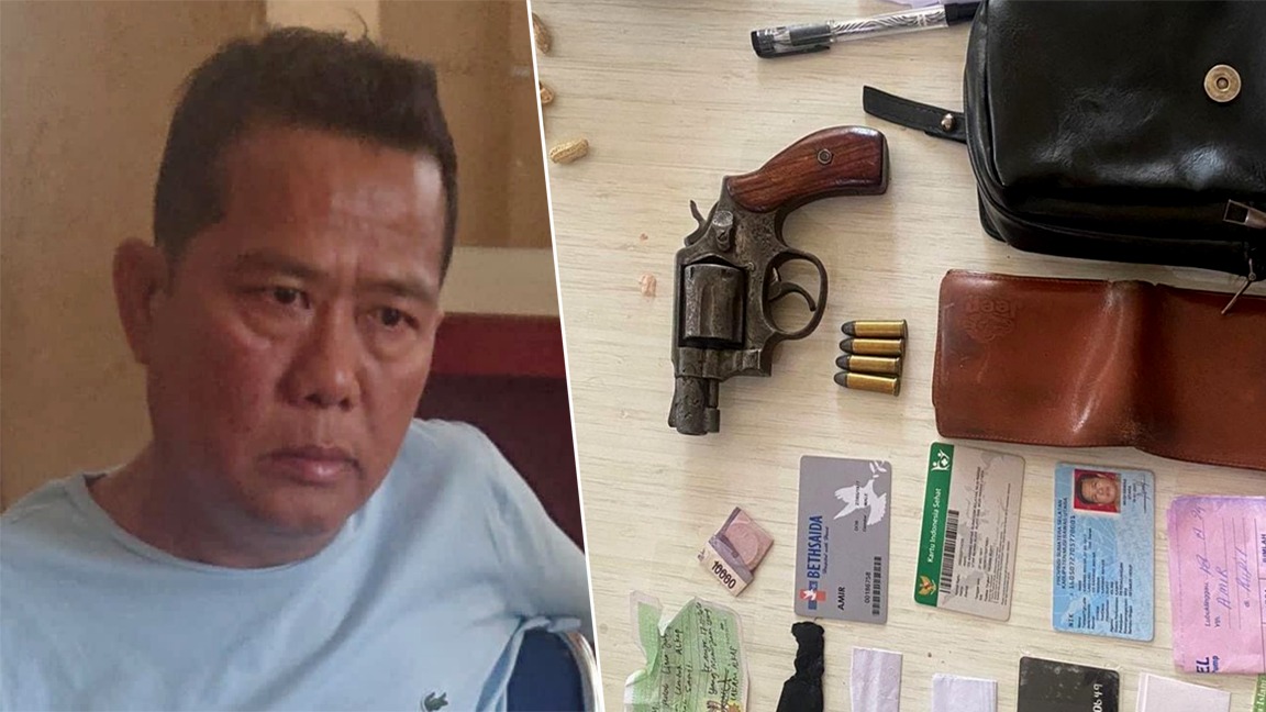 Ancam Pemborong Pakai Pistol, Mantan Kades di Musi Rawas Utara Tersangka