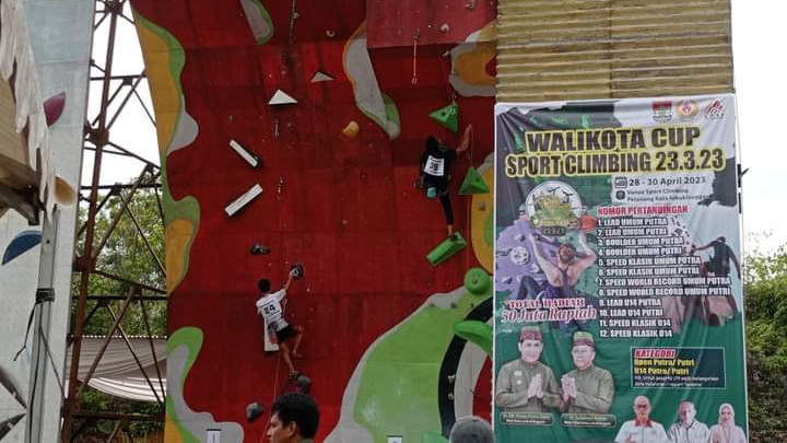 Walikota Cup Sport Climbing 23.3.23 se-Sumatera, Diikuti 98 Peserta 12 Kategori Pertandingan