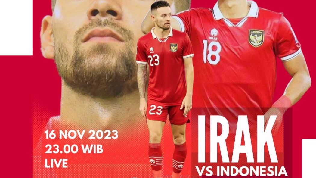 Prediksi Irak vs Indonesia, Kualifikasi Piala Dunia 2026, Kamis 16 November 2023, Kick Off 21.45 WIB