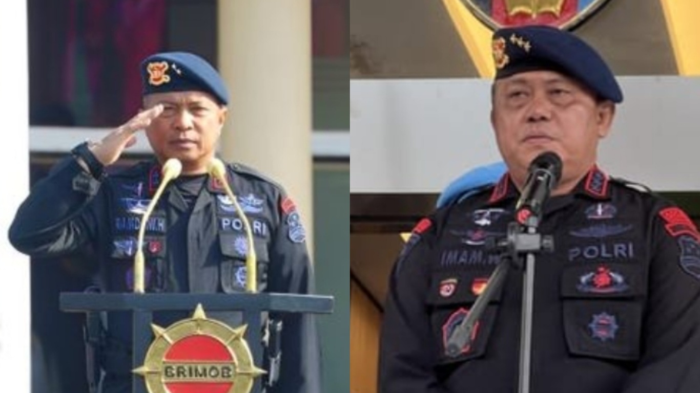 Kapolri Ganti Komandan Korps Brimob, Mutasi 60 Pati dan Pamen Diantaranya Ada Kapolda