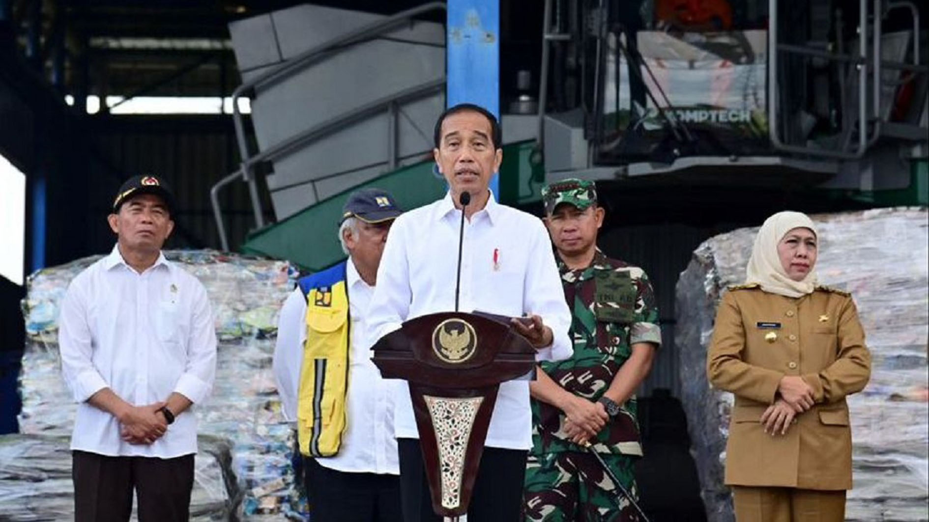 Resmikan 3 TPA di Jawa Timur, Presiden Jokowi: Saya Berharap dapat Mengurangi Permasalahan Sampah