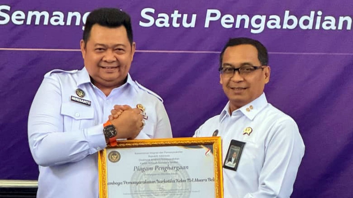 Membanggakan, Lapas Narkotika Muara Beliti Raih Penghargaan IKPA dengan Nilai Terbaik