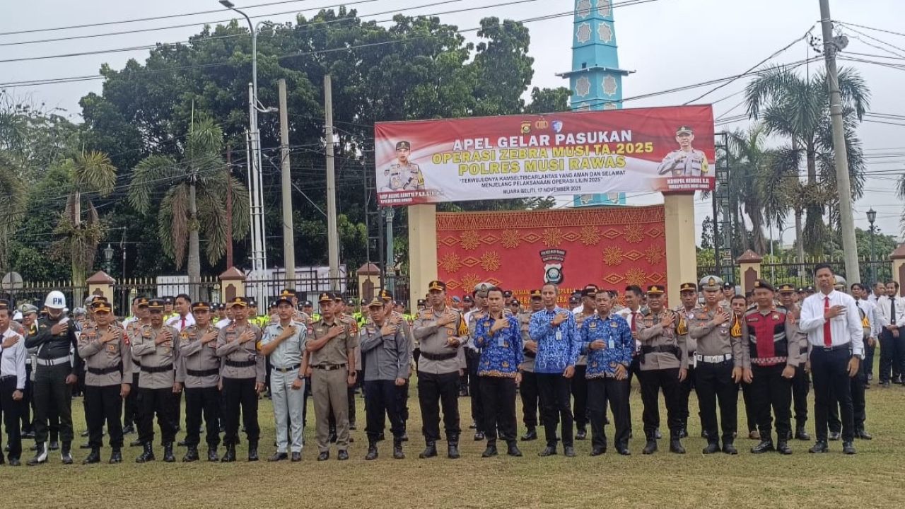 Ini 6 Target Operasi Zebra Musi 2025 di Musi Rawas, Pengendara Jangan Lakukan Pelanggaran Ya