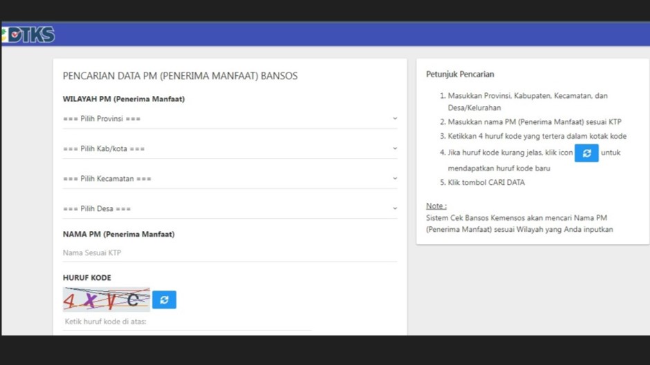 Gunakan NIK dan KTP, Cek Apakah Anda Terdata Sebagai Penerima Bansos 2025, Berikut Caranya