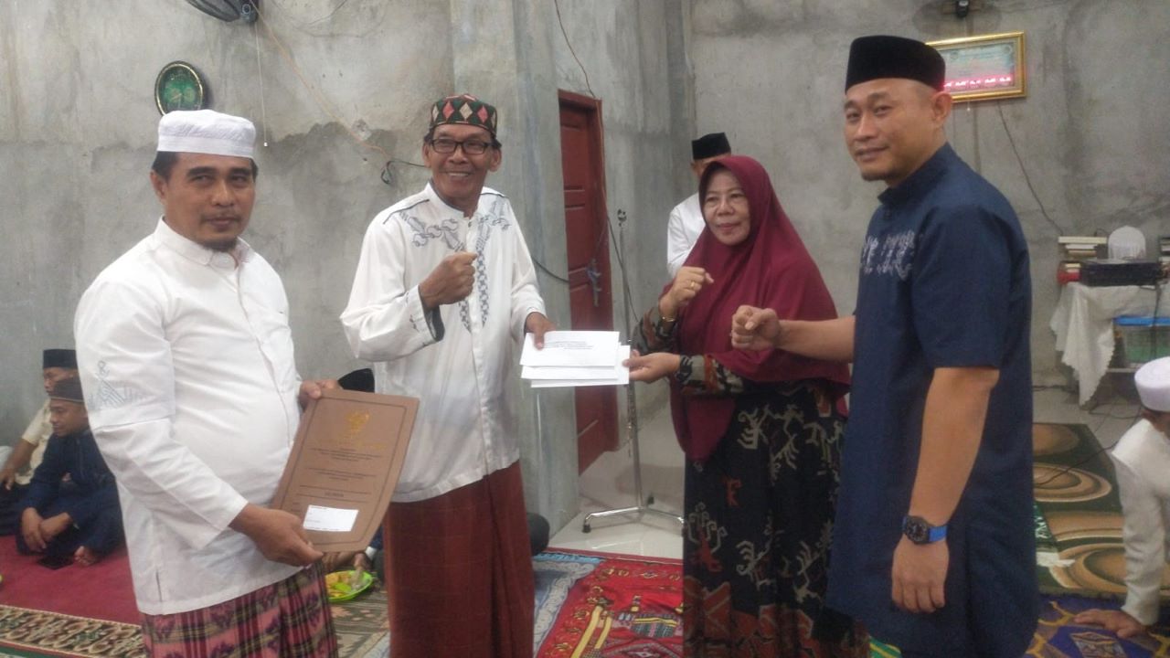 Yoppy Karim Bantu Pembangunan Masjid Nur Fathan Saat Peringatan Maulid Nabi Muhammad SAW