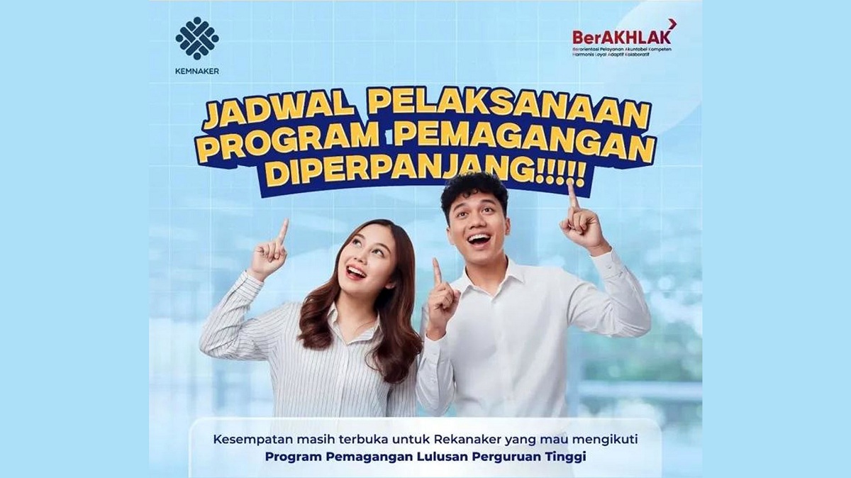 Pendaftaran MagangHub Kemnaker 2025 Diperpanjang, Catat Jadwal Terbarunya