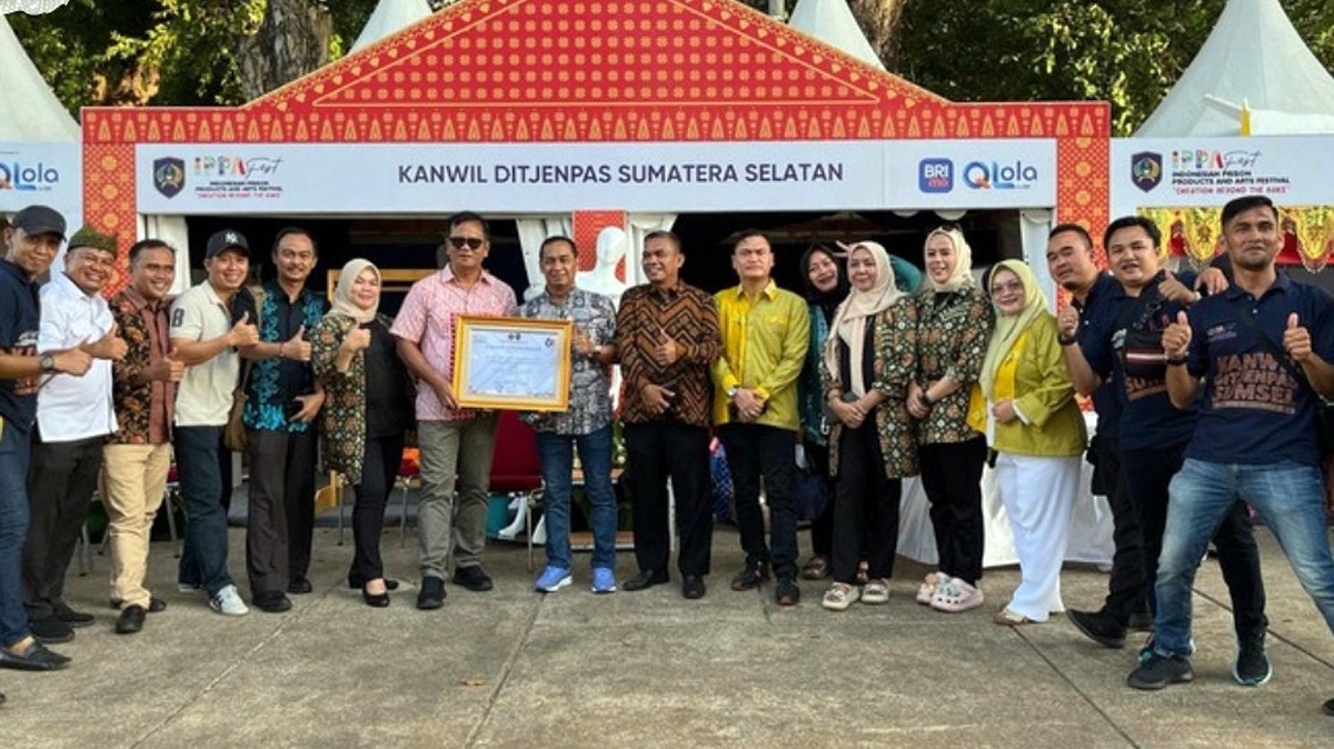 Kanwil Ditjenpas Sumatera Selatan Raih Penghargaan Pemberitaan Terbanyak ke-2